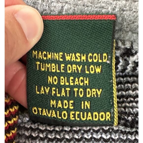 Vintage Tejidos Ruminahui Men's Hooded Bob Marley Graphic Jacket Large Full Zip - Picture 4 of 7